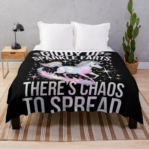Item preview, Giddy Up Sparkle Farts Tshirt Girl There's Chaos to Spread designed and sold by AndersonLFernan.