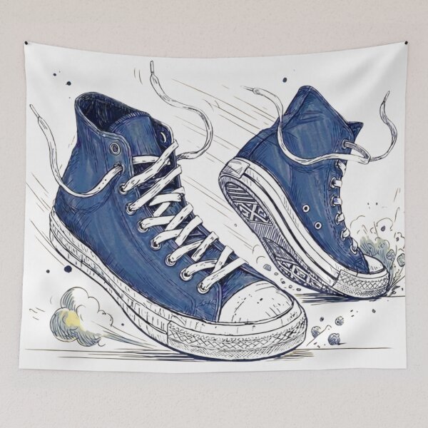 Item preview, Blue Converse by Bleuté designed and sold by Bleuté.