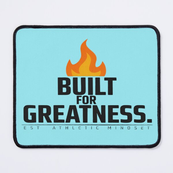 Item preview, Built For Greatness Athletic Mindset designed and sold by PrintBreeze.