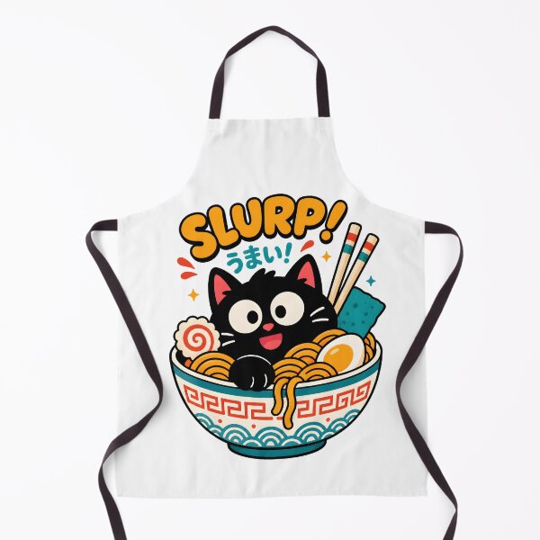 Item preview, Slurp Cute Ramen Cat designed and sold by ChocoMellowCo.