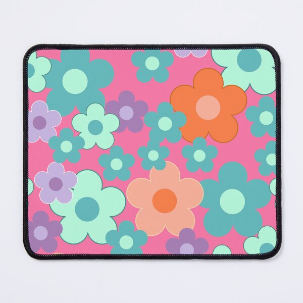 Item preview, Simple flower in turquoise, pink and purple designed and sold by BritishDelights.