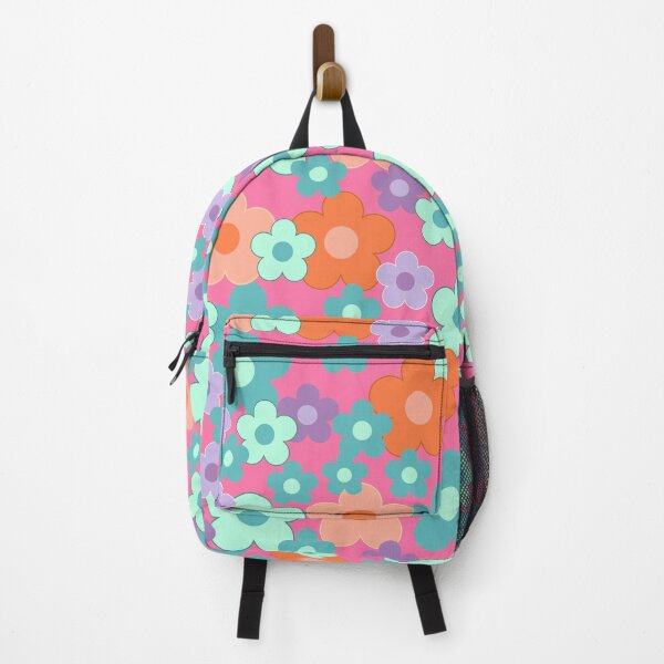 Item preview, Simple flower in turquoise, pink and purple designed and sold by BritishDelights.