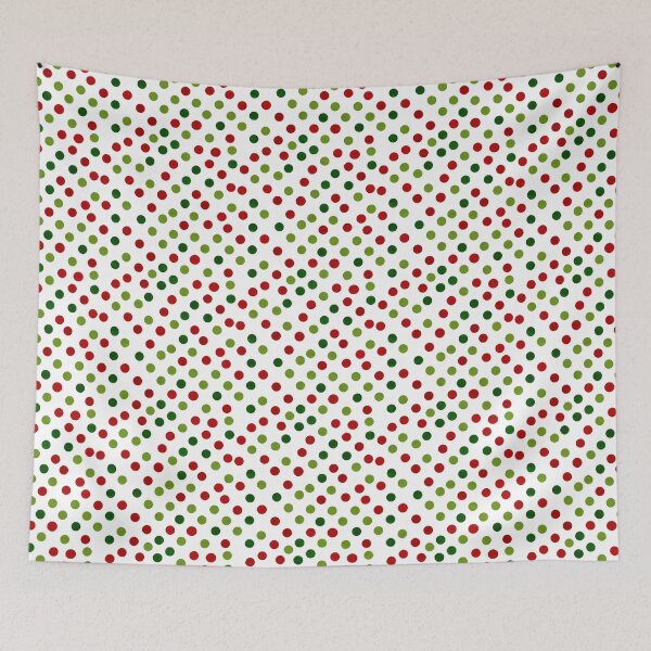 Item preview, Festive Red and Green Polka Dot Phone Case Gift for Her | Holiday Dotted Pattern Tote Bag for Mom | Christmas Polka Dot Journal Gift for Student | Seasonal Red and Green Dot Blanket designed and sold by VivaFy.