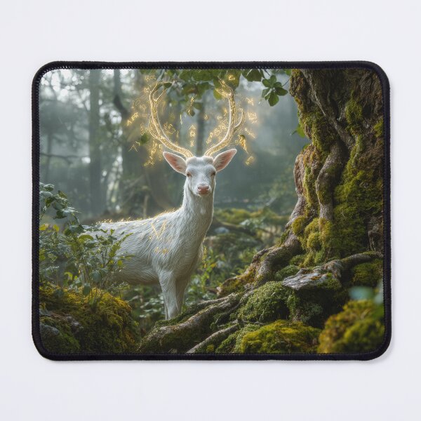Item preview, Sacred White Deer of the Enchanted Forest designed and sold by Xthes.