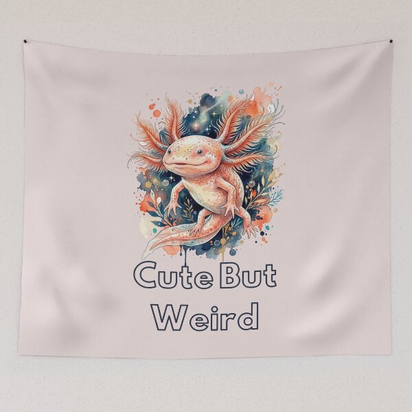 Item preview, Cute But Weird Axolotl | Funny Cute Animal Design designed and sold by Biedroneczka.