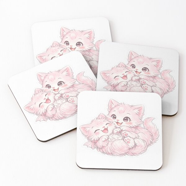 Item preview, cut pink cats  designed and sold by Uni-Fashion.