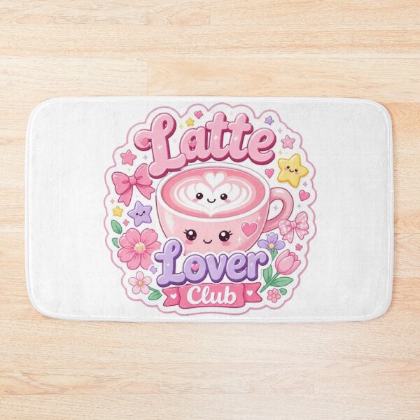 Item preview, Latte Lover Club Kawaii Sticker designed and sold by Stylestickers55.
