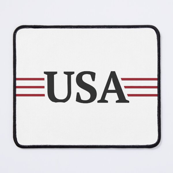 Item preview, Minimalist USA Flag Retro Triple Stripe Shirt designed and sold by TeNovaStudio.