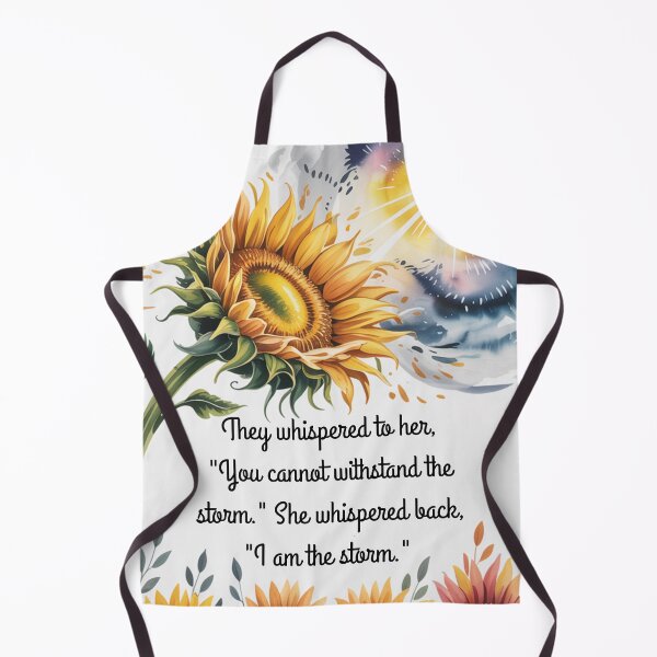 Item preview, "I Am The Storm" Sunflower 002 designed and sold by TeesYouWant.