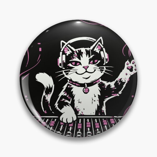 Item preview, Professional Playlist Curator Smug DJ Cat designed and sold by XYZ LAB by Jesuperman.
