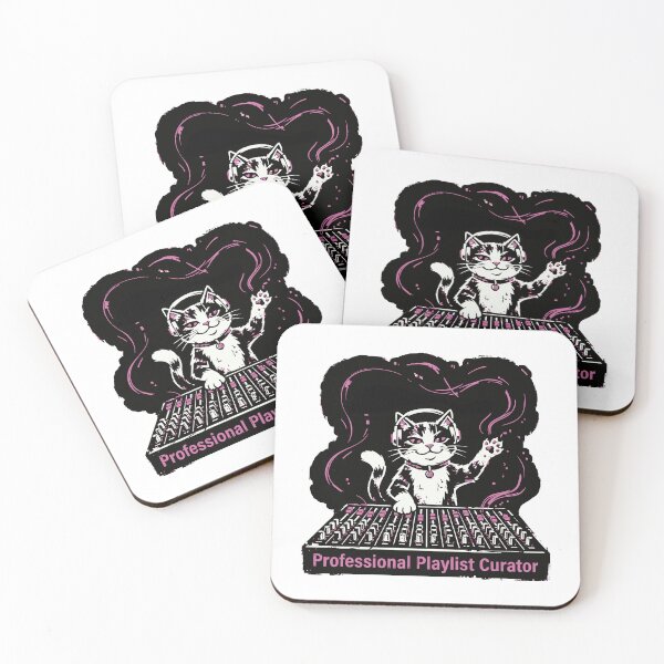 Item preview, Professional Playlist Curator Smug DJ Cat designed and sold by XYZ LAB by Jesuperman.