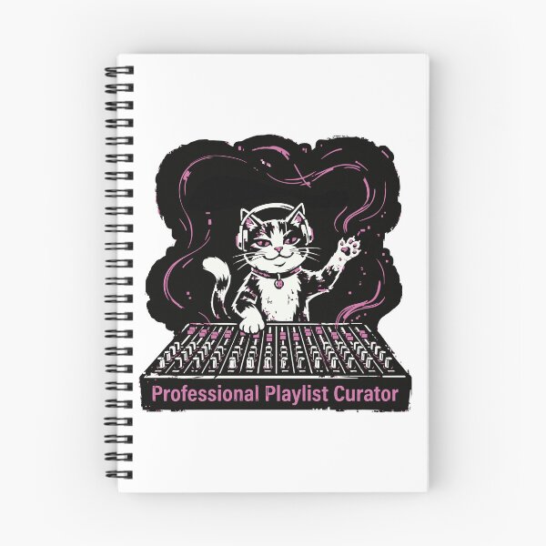 Item preview, Professional Playlist Curator Smug DJ Cat designed and sold by XYZ LAB by Jesuperman.