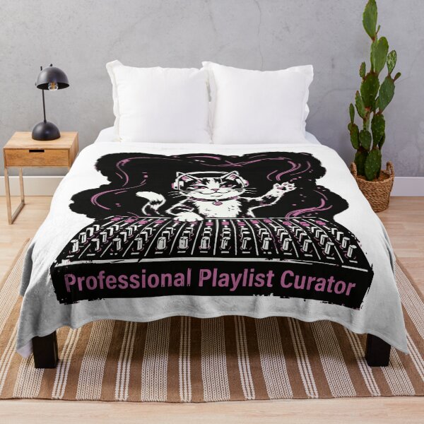 Item preview, Professional Playlist Curator Smug DJ Cat designed and sold by XYZ LAB by Jesuperman.