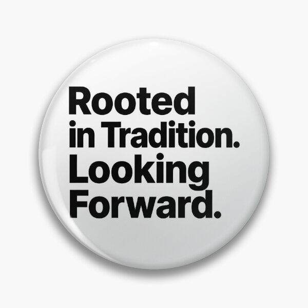 Item preview, Rooted in Tradition, Looking Forward – Minimalist Inspirational Typography Design designed and sold by ColorClouds.