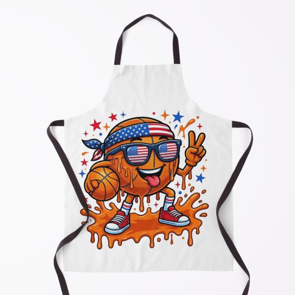 Item preview, 4th of July Drippy Basketball designed and sold by Thread&Fable.