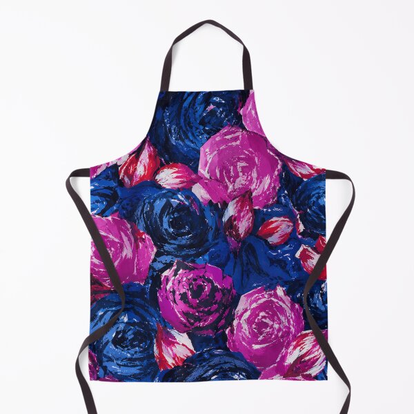 Item preview, Posh Floral Event - Bold Pink Blue Rose Pattern designed and sold by Louis Calveri™.