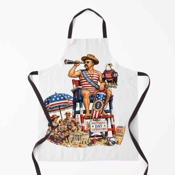 Item preview, Teddy Roosevelt Fireworks Director 4th of July America 250 designed and sold by Zara Art House.