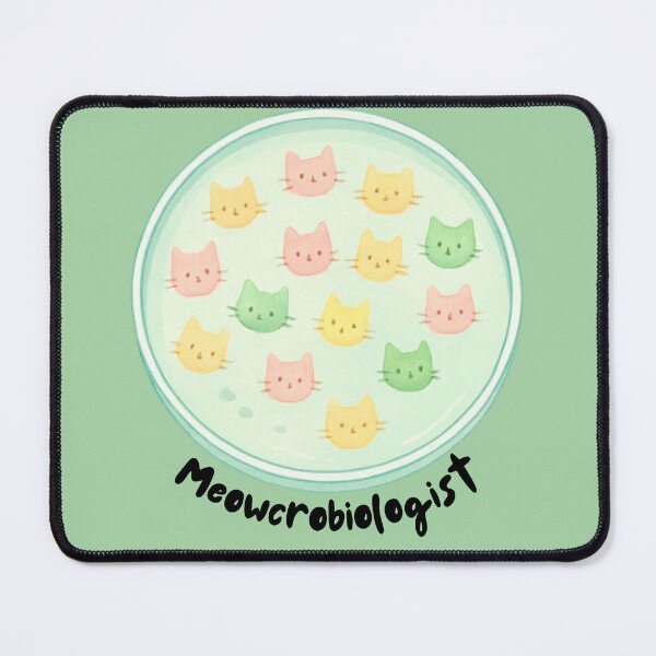 Item preview, Meowcrobiologist, cat themed design, microbiology, microbiologist designed and sold by Girly-Universe.