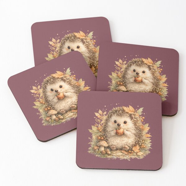 Item preview, Autumn Hedgehog Cottagecore Woodland  designed and sold by MagicMakerPh.