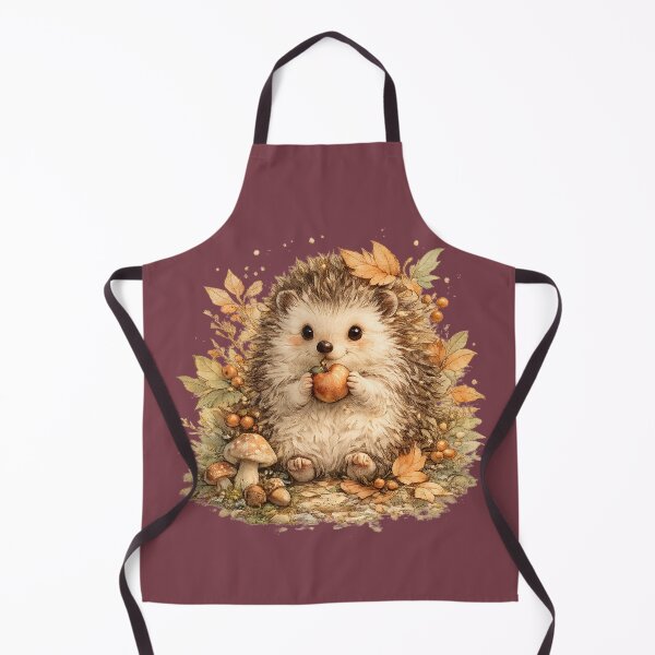 Item preview, Autumn Hedgehog Cottagecore Woodland designed and sold by MagicMakerPh⭐⭐⭐⭐⭐.