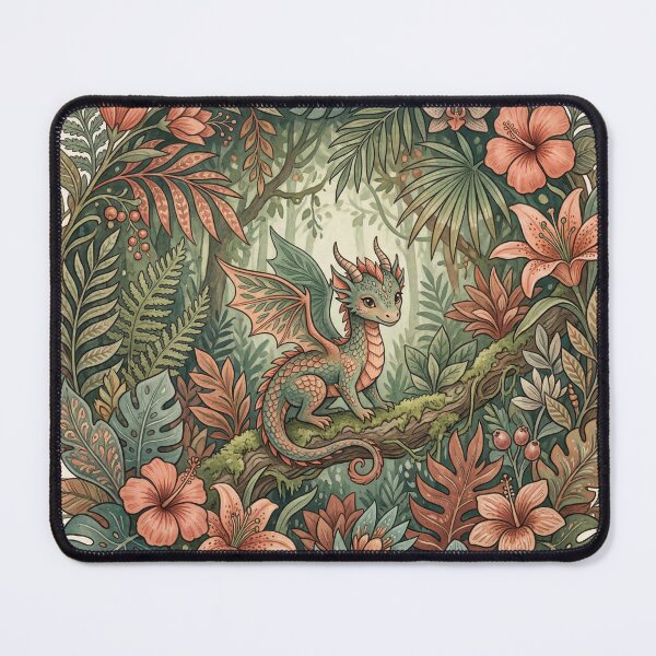 Item preview, Hidden Woodland Dragon designed and sold by ASTRAL ART LAB.