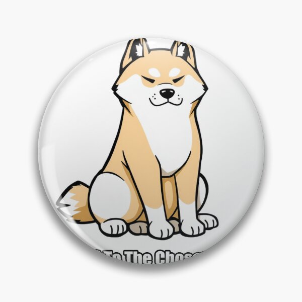 Item preview, Akita Sticker - Loyal To The Chosen Few - Funny Akita Gift designed and sold by pawdrops.