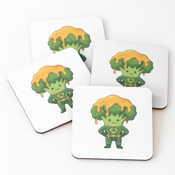 Item preview, Commander Funck — Cute Broccoli Superhero Kawaii Food Art | Conditioned For Kindness designed and sold by monolithstudio.
