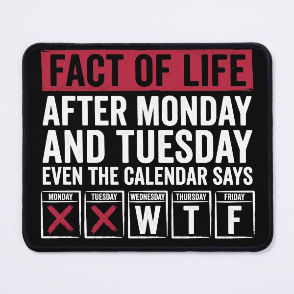 Item preview, Even The Calendar Says WT* Funny Office Shirt designed and sold by TeNovaStudio.