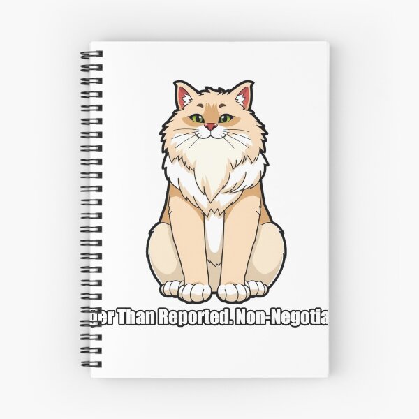 Item preview, Maine Coon Sticker - Larger Than Reported - Funny Maine Coon Cat Gift designed and sold by pawdrops.