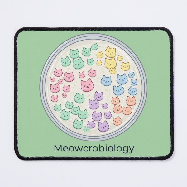 Item preview, Meowcrobiology, cat themed design, microbiology, microbiologist designed and sold by Girly-Universe.