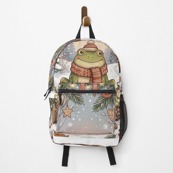 Item preview, Winter Frog in the Pines designed and sold by ASTRAL ART LAB.
