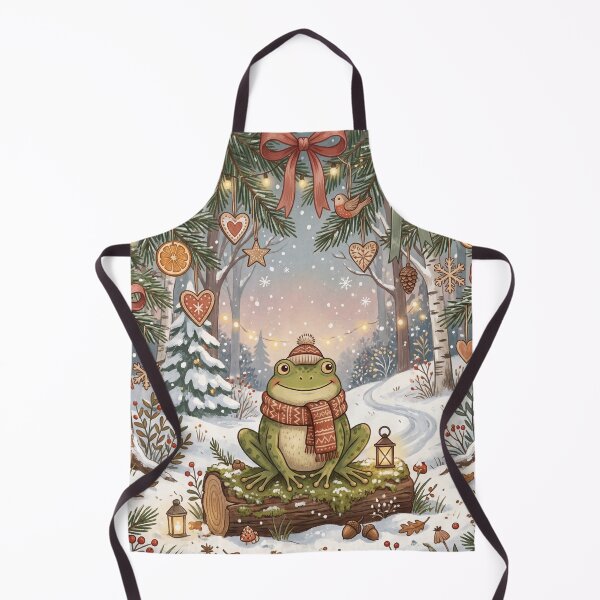 Item preview,  Winter Frog in the Pines designed and sold by ASTRAL ART LAB.