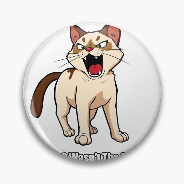 Item preview, Siamese Sticker - Volume Wasn't The Problem - Funny Siamese Cat Gift designed and sold by pawdrops.