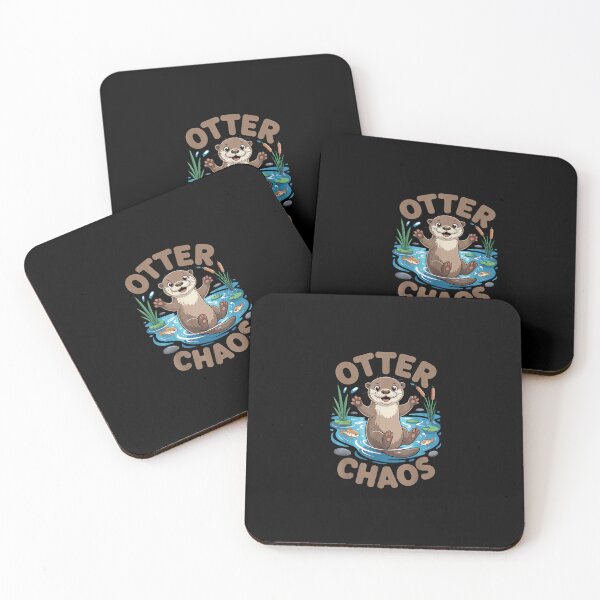 Item preview, Otter Chaos Funny Animal Pun Nature Humor designed and sold by AndersonLFernan.