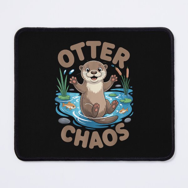 Item preview, Otter Chaos Funny Animal Pun Nature Humor designed and sold by AndersonLFernan.