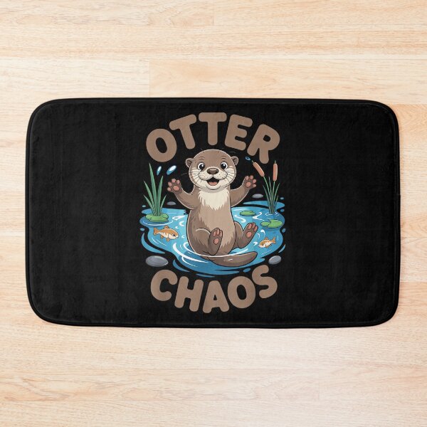 Item preview, Otter Chaos Funny Animal Pun Nature Humor designed and sold by AndersonLFernan.