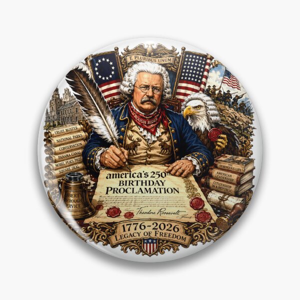 Item preview, Roosevelt Founding Father Signing Declaration 250 Years designed and sold by Zara Art House.