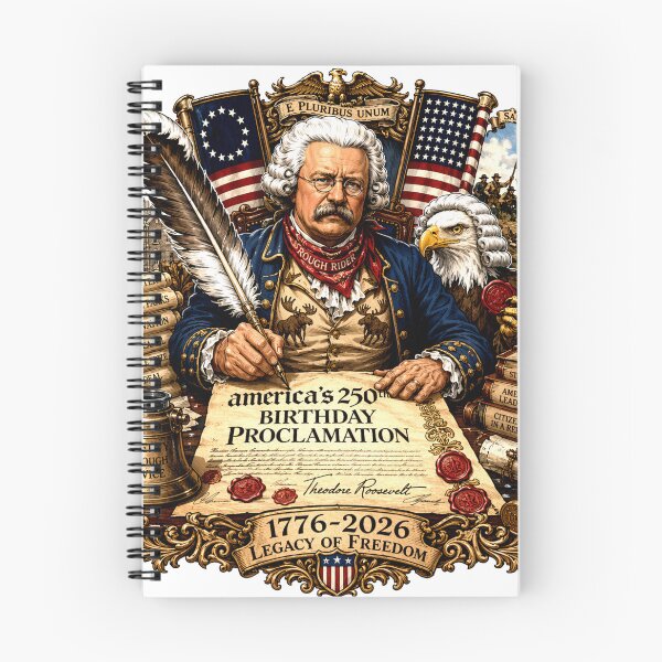 Item preview, Roosevelt Founding Father Signing Declaration 250 Years designed and sold by Zara Art House.