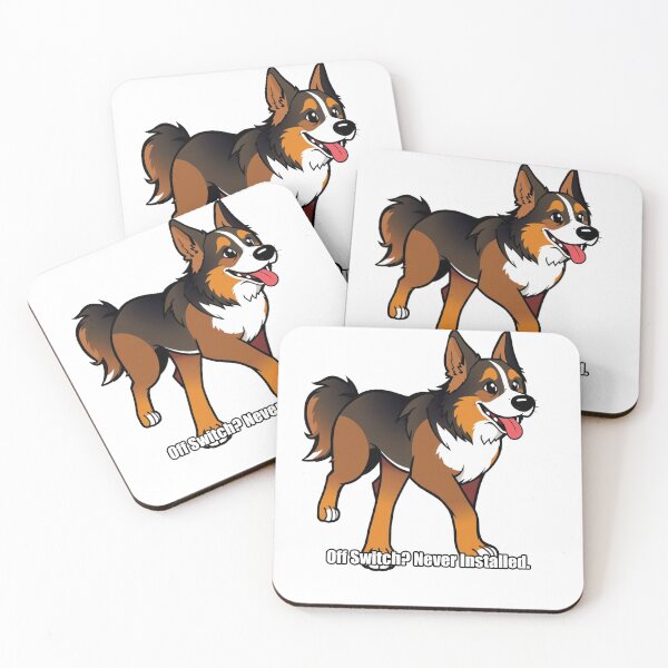 Item preview, Australian Shepherd Sticker - Off Switch Never Installed - Funny Aussie Gift designed and sold by pawdrops.
