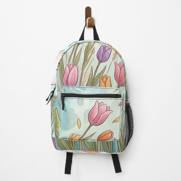 Item preview, White Rabbit Among Tulips designed and sold by ASTRAL ART LAB.