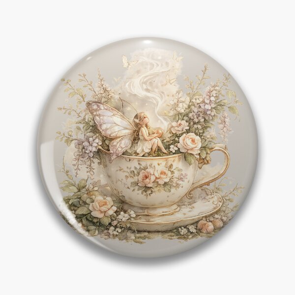 Item preview, Teacup Garden Fairy Cottagecore designed and sold by MagicMakerPh⭐⭐⭐⭐⭐.