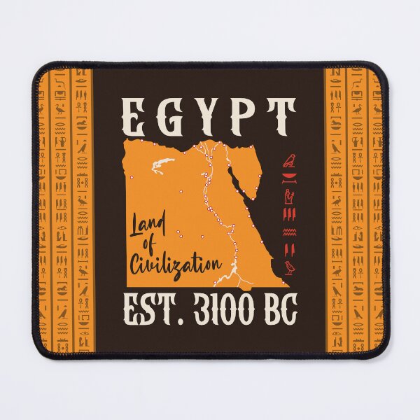 Item preview, Egypt Land Civilization Map Hieroglyphics Vintage Distressed 3100BC designed and sold by DaVinciFeather.