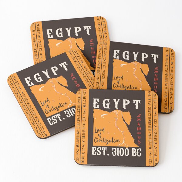 Item preview, Egypt Land Civilization Map Hieroglyphics Vintage Distressed 3100BC designed and sold by DaVinciFeather.