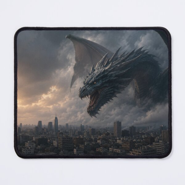 Item preview, Fantasy Dragon Over the City designed and sold by pasalagabriela.