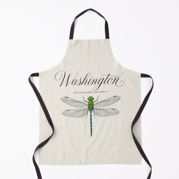 Item preview, Washington Green Darner Dragonfly State Poster designed and sold by The-Drip-Studio.