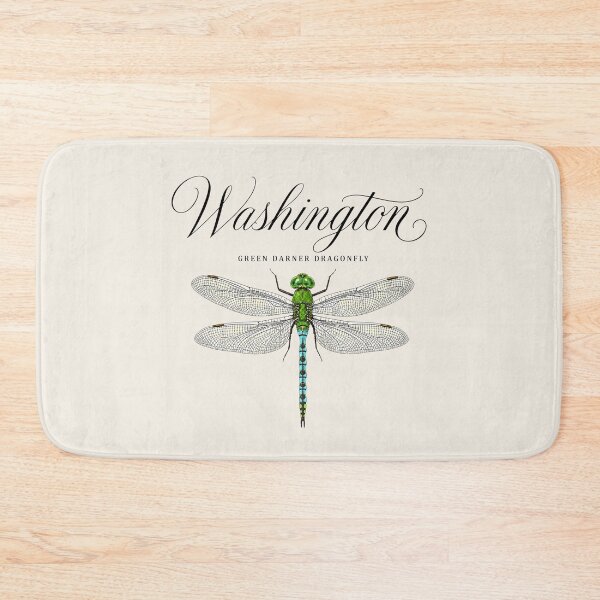 Item preview, Washington Green Darner Dragonfly State Poster designed and sold by The-Drip-Studio.