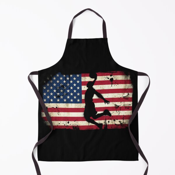 Item preview, Vintage USA Flag Basketball Dunk Graphic Shirt designed and sold by TeNovaStudio.