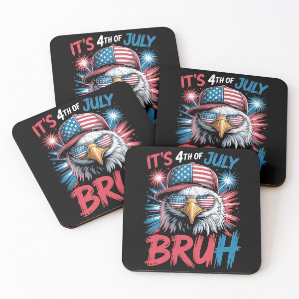 Item preview, Bruh 4th of July Boys Kids Fourth of July Bald Eagle designed and sold by ZACK ART.