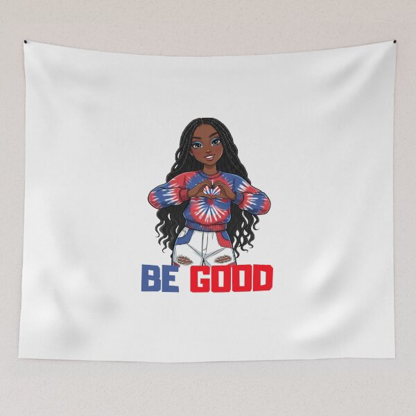 Item preview, Be Good Fashion Doll Heart Hands Positive Message Design designed and sold by daila70.