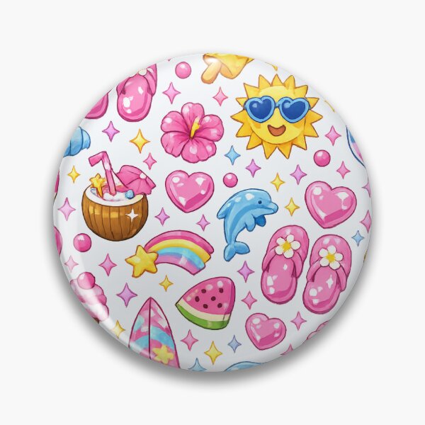 Item preview, Y2K Summer Pattern — Pastel Nostalgia Aesthetic designed and sold by mijaczeek.